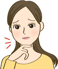 ホルモンバランスの乱れのイラスト